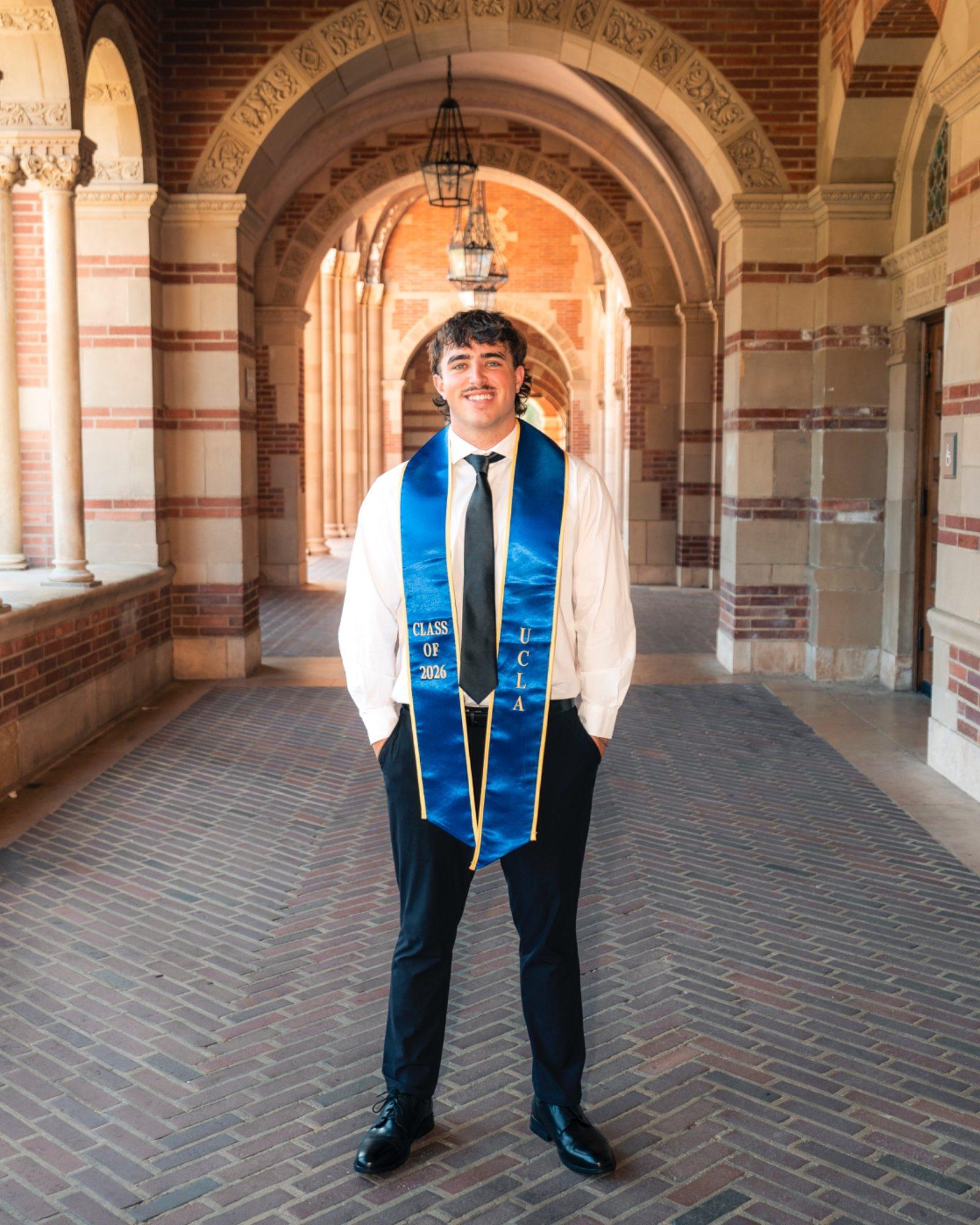 Leo Rochman at his UCLA graduation